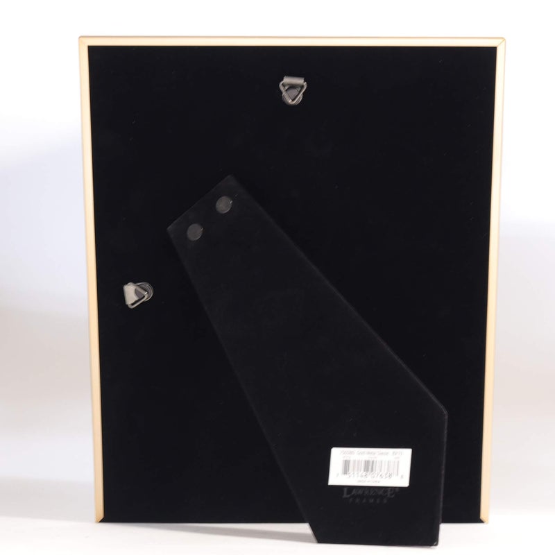 Lawrence Frames 8x10 Gold Metal Classic Bevel Picture Frame - Image 3